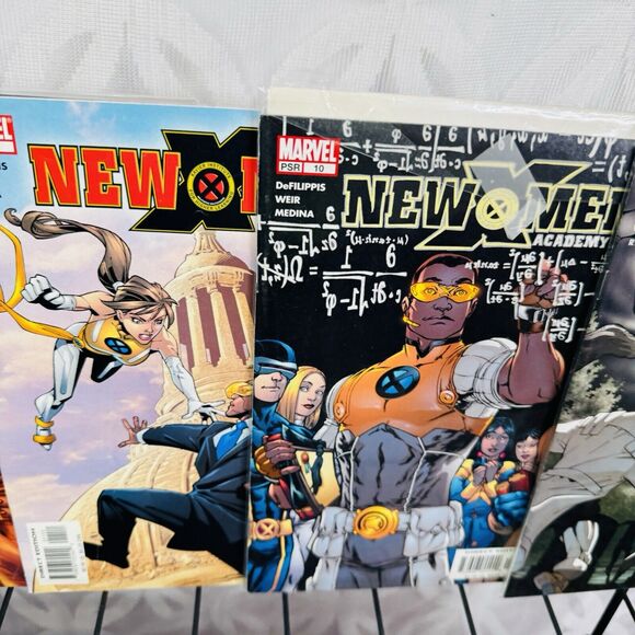 New X-Men 1-7 9-13 15 and Academy X Yearbook Special #1 lot (2004 Marvel) - Picture 6 of 8